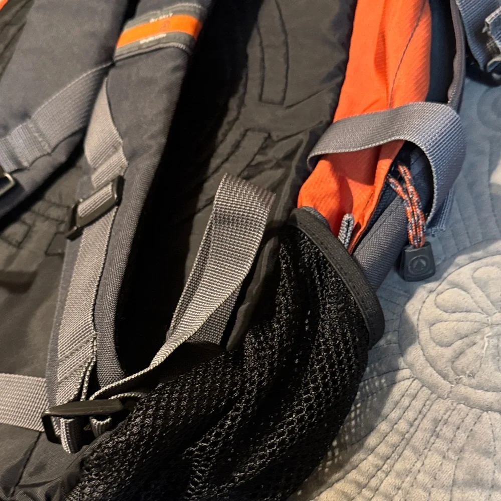 Old Navy Charcoal and Tangerine Backpack